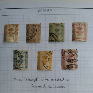 A20 Sedang Stamp Lot 1800s