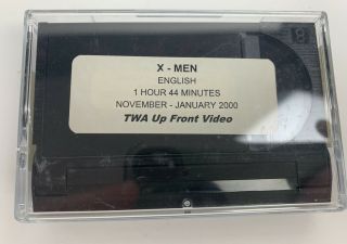 Twa Vintage Master 8mm Movie X - Men In Flight Video Film Marvel Comics Cassette