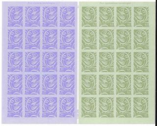 Us Scott 3998 - 3999 Pane Of 40 Dove Stamps 39 And 63 Cent Face Mnh