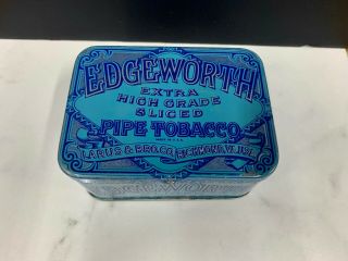 Vintage Edgeworth Sliced Pipe Tobacco Tin