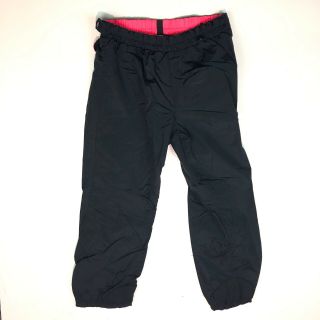 Columbia Nylon Snow Ski Pants Black Pink Elastic Waist Vintage Mens Medium Hhh14