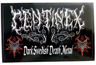 Centinex - Dark Swedish Death Metal - Vintage Sticker Over 24,  Years In Cond.