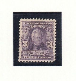 Usa Stamps 1902 - 03 Scott 302 Jackson 3 Cent Brown Violet Og Hinged