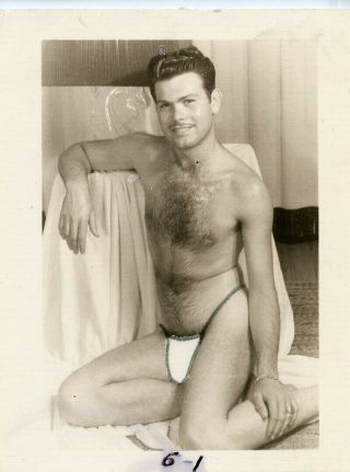 Vintage Gay Interest Photos By Dusay 4x5 1948 Double Weight Paper
