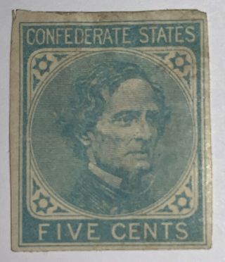 Travelstamps: United States Csa Confederate Stamp 6 Og Hinged