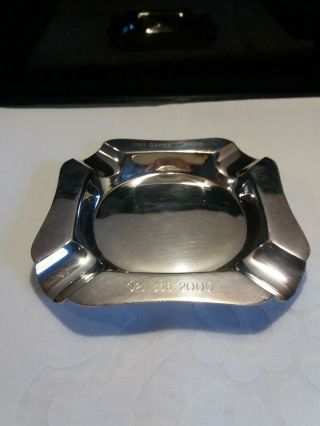 Silver Plated Imperial Metal Industries (imi) Branded Ashtray 1975