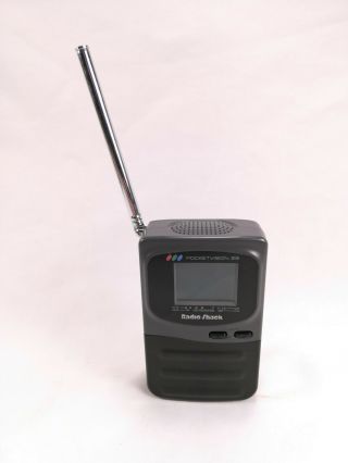 Vintage Radio Shack Pocketvision 29 Mini Lcd Color Television Uhf/vhf