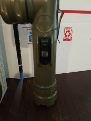 Vintage FULTON MX - 991/U U.  S.  Military Angle Signal Flashlight With Box 3