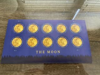 2016 Global Forever International Postage The Moon - Sheet Of 10 Forever Stamps