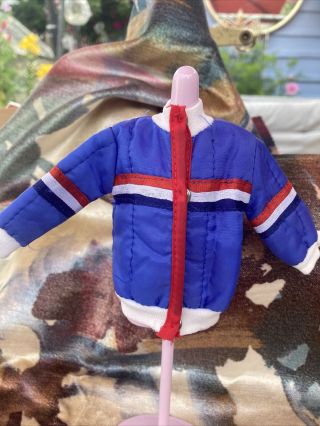 Vintage Sindy Outfit Pedigree Sindy Doll Alpine Sports Jacket 1983 Blue