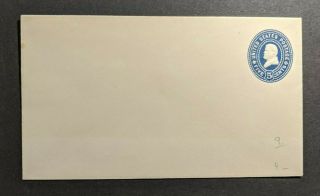 Vintage Us Postal Stationary Envelope 5 Cents U84