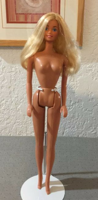 1983 Mattel Vintage Sun Gold Malibu Barbie Doll 1067 Hong Kong Nude
