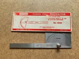 Vintage Sears Roebuck Craftsman No.  4029 Ruler Made In Usa