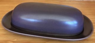 Noritake Colorwave Purple 1/4 Pound Covered Butter Dish