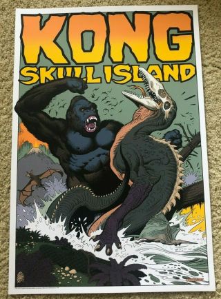 Kong: Skull Island - Bng Poster Print (33/150) William Stout 2019 Bid