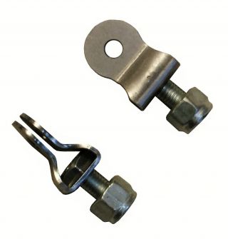 Royal Enfield Greeves Front Number Plate Fixing Clips Vintage Veteran Pair
