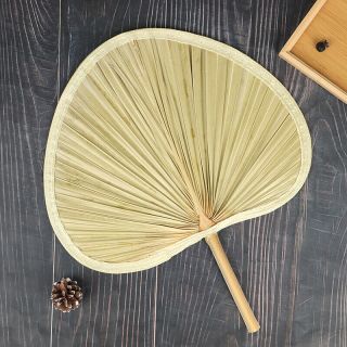 Straw Fan Diy Hand - Woven Palm Leaf Woven Summer Cooling Mosquito Repellent Fh2w