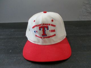 Vintage Texas Rangers Hat Cap Snap Back White Red Mlb Baseball Era Mens 90s