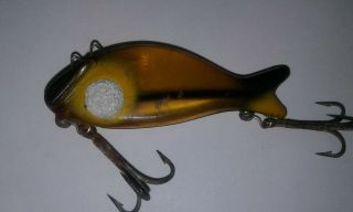 Vintage Doug English Humpy Or Unknown Lure - Clear Color Bait