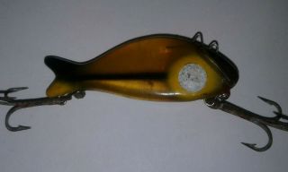 Vintage Doug English Humpy or Unknown Lure - Clear Color Bait 2