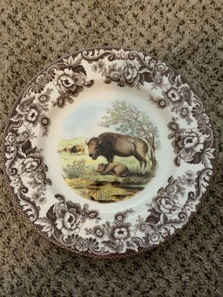 Spode Woodland Dinner Plate Bison 4579702 10 5/8” China