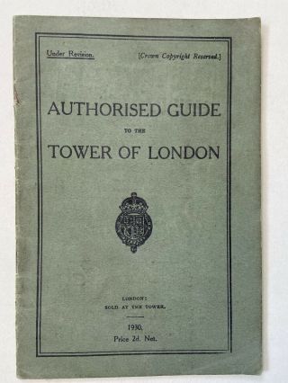 Vintage Guide To The Tower Of London 1930 Inc White Star Line Advert