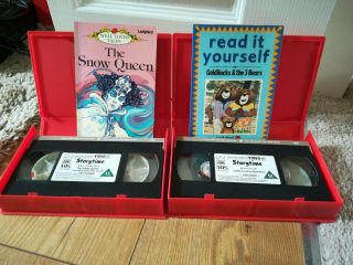 Vintage Ladybird Video Vhs Goldilocks And The Three Bears The Snow Queen