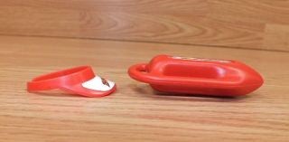 Barbie Doll Baywatch Lifeguard Rescue Buoy and Red Visor Hat Accessories READ 3