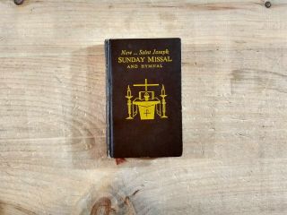 1966 Vintage Catholic St Joseph Sunday Missal And Hymnal Prayer Book