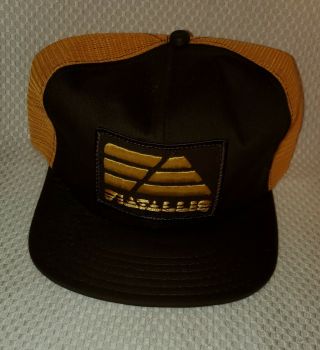 Vintage Fiat Allis Mesh Trucker Farmer Hat,  Made In Usa,  Patch Front