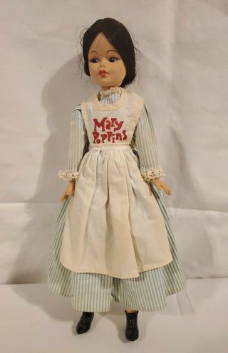 Vintage 12 " Mary Poppins Doll By Horsman C.  1964
