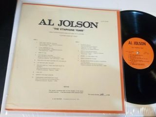 [1974] AL JOLSON: The Vitaphone Years [NM/NM,  12 