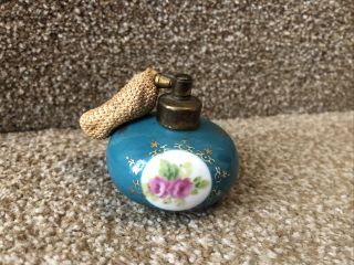 Vintage Antique - Porcelain,  Japan - Perfume Atomiser Bottle With Top Attic Fns