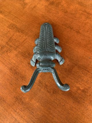 Antique Cast Bug Beetle Cricket Boot Jack Or Door Stop