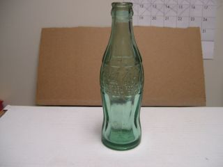 1948 Vintage Lake City Florida Coca Cola Coke 6oz Green Bottle Hobbleskirt Pat D