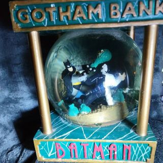 Vintage Gotham Bank Batman Too Faced Snow Globe Vintage Heavy