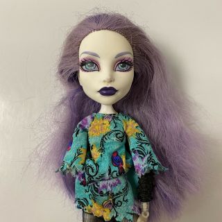 Monster High Doll Spectra Vondergeist Picture Day Nude Random Outfit Missing Arm