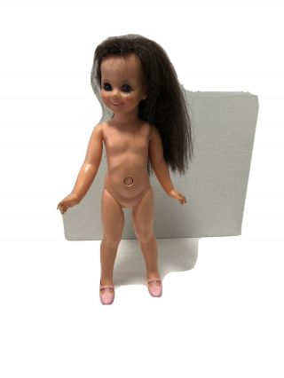 Vtg Crissy Grow Hair 15” Doll 1970 Ideal Toys Long Hair Toothy Smile