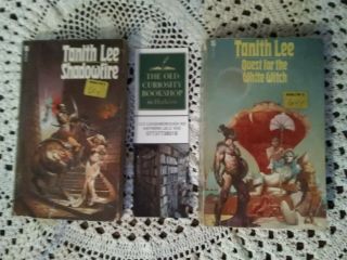 Tanith Lee Shadowfire Books X2,  Adult Sci - Fi,  Joblot,  Book Bundle
