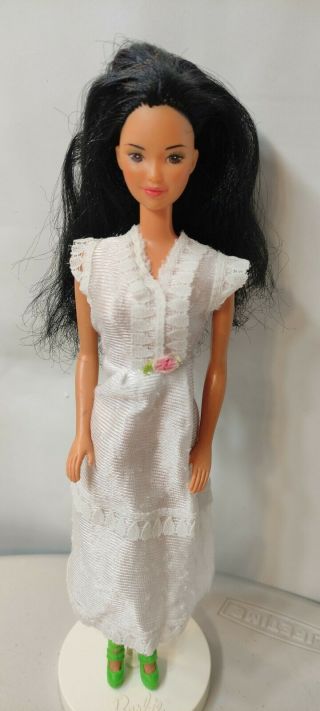 Mattel Barbie Doll With Dress And Shoes Kira Asian Vintage