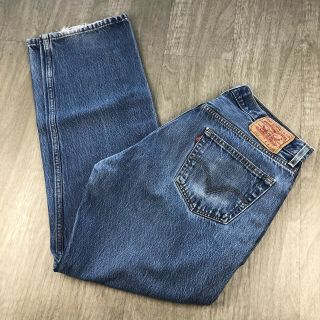 Vintage Levis 501 Jeans Mens Size 36 X 34 Denim 100 Cotton Button Fly Straight