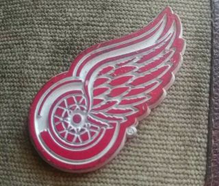 Nhl Vintage Detroit Red Wings Standing Board Hockey Fridge Rubber Magnet