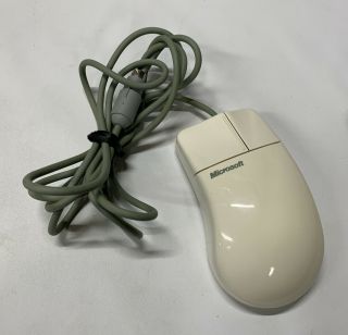 Vintage Microsoft Serial - Mouse Port Compatible 2.  0 Computer Mouse Part 58264