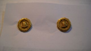 2 Vintage Bell System Telephone Co.  10k Gold Filled Lapel Pins 1 & 2 Star