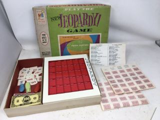 Jeopardy Vintage 1964 Milton Bradley Game 5th Edition Tv Board Game