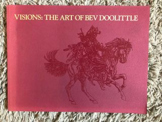 Vintage Book Visions:the Art Of Bev Doolittle 1989 Greenwich Workshop Softcover