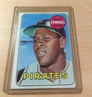 1969 Topps Willie Stargell Pittsburgh Pirates 545 Baseball Card