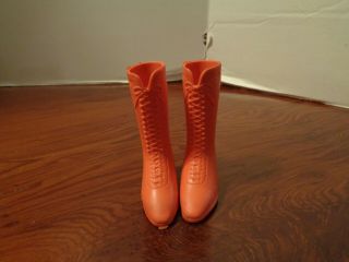 Orange Boots For Ideal Crissy Or Kerry Size Dolls
