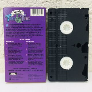 VTG‼ Spooky Tales Tunes (VHS,  1993) Children ' s Live Action - Baby Songs • VGUC‼ 3