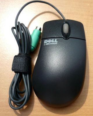 Vintage Dell By Microsoft Intellimouse 1.  3a Ps/2 Mouse X06 - 08477 - Exc